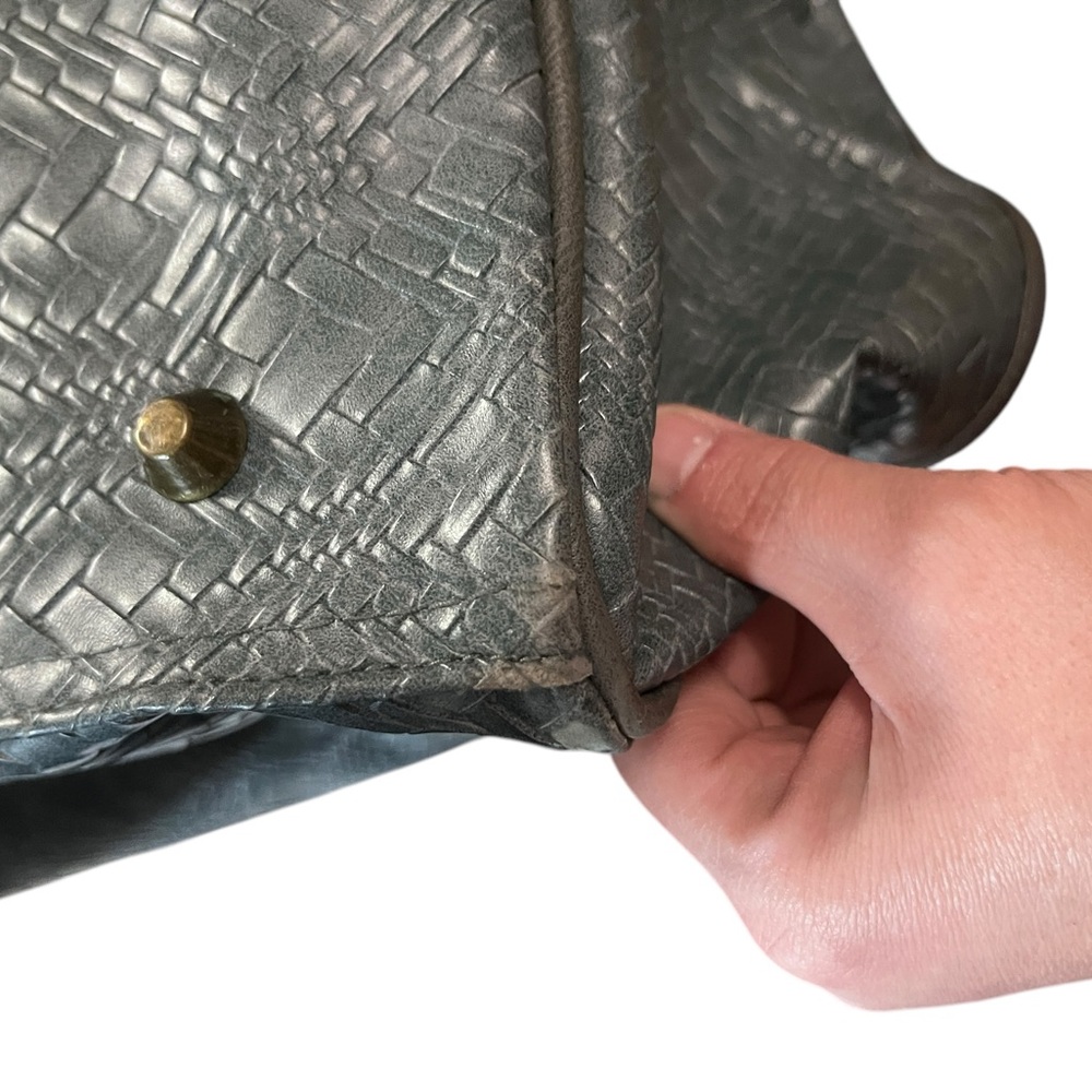 Nicole by Nicole Miller Black Woven Travel Weekender Bag - Picture 13 of 16